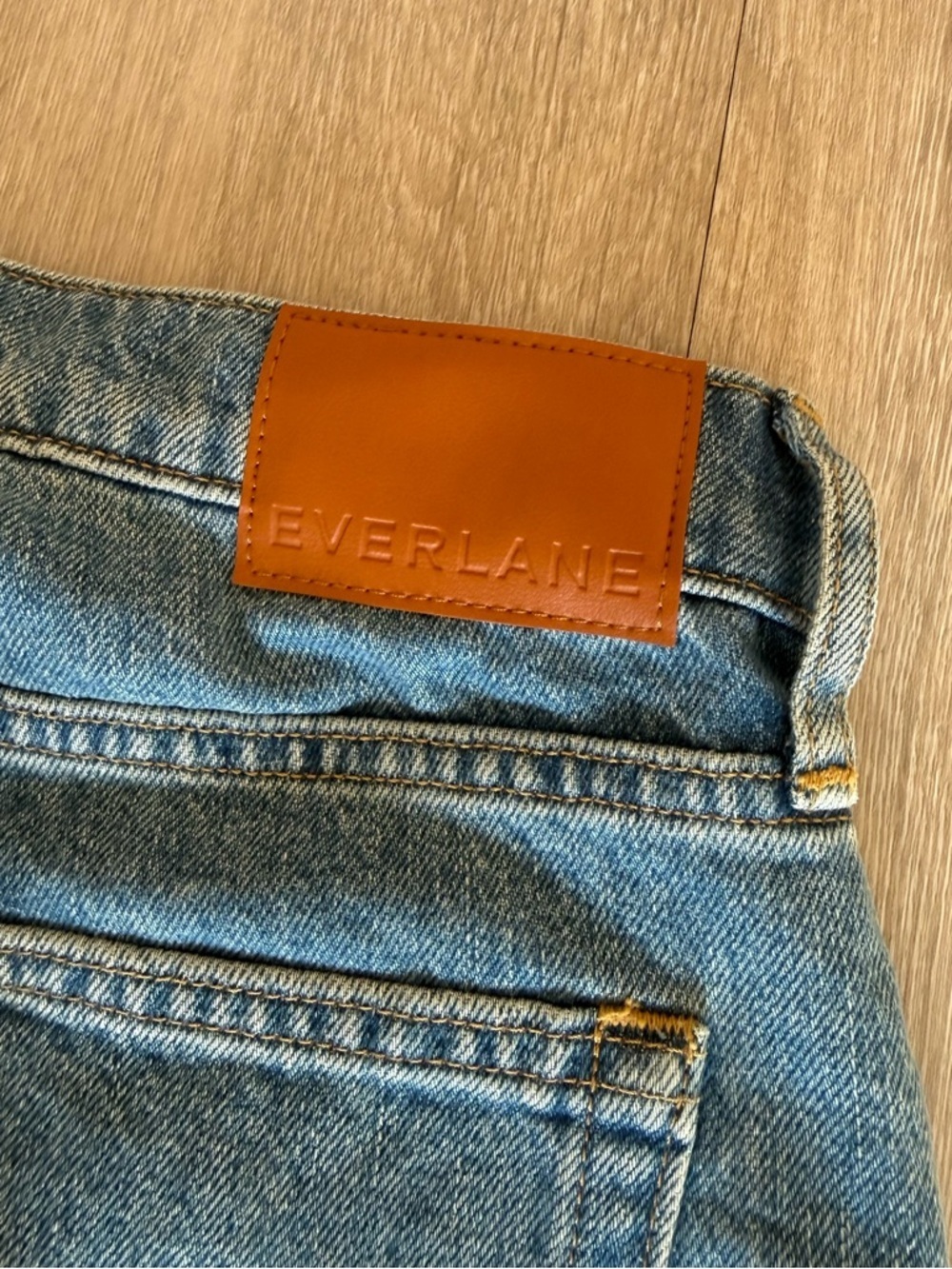 Everlane Straight Leg Jeans Light / Medium Wash 90s - Picture 5 of 6